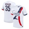 Oficiální Fotbalový Dres Paris Saint-Germain Lucas Beraldo 35 Hostující 2024-25 pro Muži